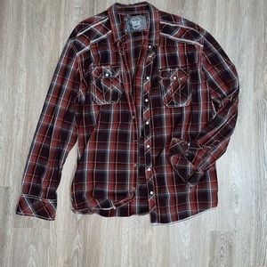 XXL Athletic, long sleeve, pearl snap